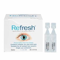 Refresh 眼药水 0.4ml*30保护视力缓解眼疲劳(普通版)