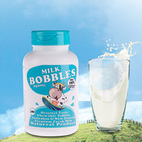 Milk Bobbles 学生成人 高钙牛奶片 咀嚼片 原味 180片 特别适合儿童 青少年