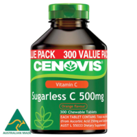 Cenvios 维生素C无糖咀嚼片增强抵抗力免疫力 300片